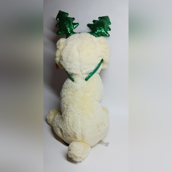 Plush Labrador with Removable Tree Headband 12" - Picture 3 of 5